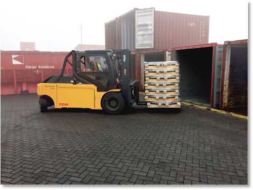electric forklift truck fhb60