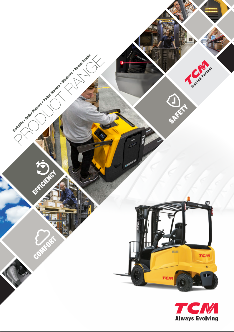 TCM - Pallet Truck Brochure Front Cover 2020