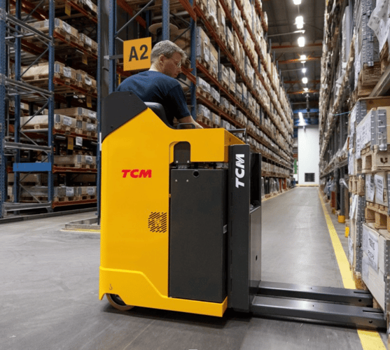 TCM pallet truck warehouse