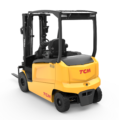 The TCM FHB25-35(L)-F2: 4-Wheel 80V Electric Counterbalance Forklift